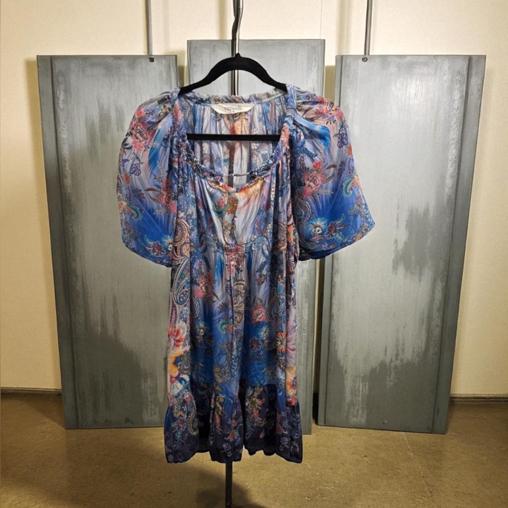 Virtuelle - Colorful Paisley bohemian Style Top or Mini Dress (18) - Picture 10 of 10